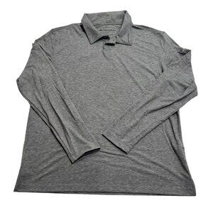 Municipal Sport Utility LS Polo Shirt in Athletic Gray Heather